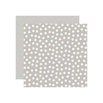 Say Cheese Main Street Double-Sided Cardstock 12"X12" Grey Dots Simple Basics