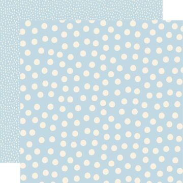 Say Cheese Main Street Double-Sided Cardstock 12"X12" Blue Dots Simple Basics
