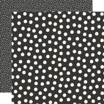 Say Cheese Main Street Double-Sided Cardstock 12"X12" Black Dots Simple Basics