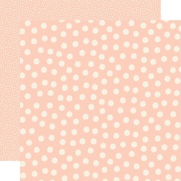 Say Cheese Main Street Double-Sided Cardstock 12"X12" Blush Dots Simple Basics