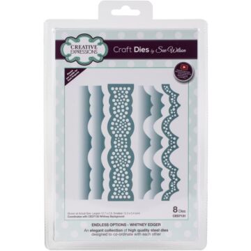 Creative Expressions Craft Dies By Sue Wilson Edger Endless Options- Whitney