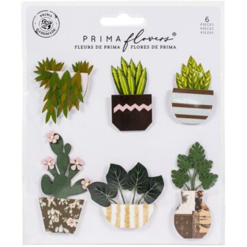 Prima Marketing Mulberry Paper Flowers Cactus/Golden Desert