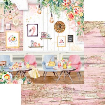 Happy Place Double-Sided Cardstock 12"X12" Happy Place