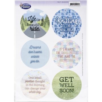 Find It Trading Yvonne Creations Text Designs Funky Hobbies