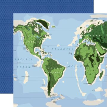 Carta Bella Our Travel Adventure Double-Sided Cardstock 12"X12" Travel The World