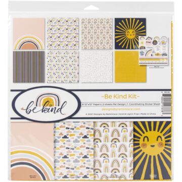Reminisce Collection Kit 12"X12" Be Kind