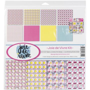 Reminisce Collection Kit 12"X12" Joie de Vivre