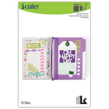 i-crafter Dies Mini Album, Divider #1