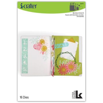 i-crafter Dies Mini Album, Divider #3