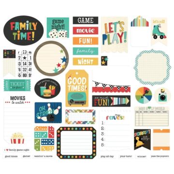 Family Fun Bits & Pieces Die-Cuts 39/Pkg Journal