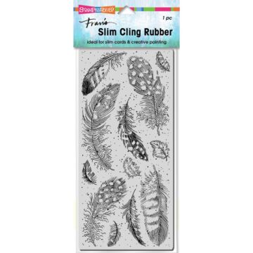 Stampendous Cling Stamp Slim Feathers