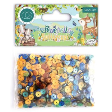 Craft Consortium Bluebells & Buttercups Sequins