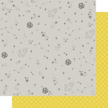Bella BLVD To The Moon Double-Sided Cardstock 12"X12" Shoot For The Moon