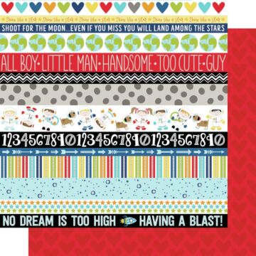 Bella BLVD To The Moon Double-Sided Cardstock 12"X12" Borders