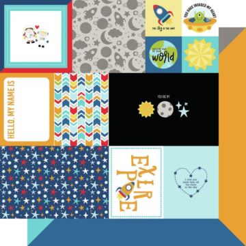 Bella BLVD To The Moon Double-Sided Cardstock 12"X12" Daily Details
