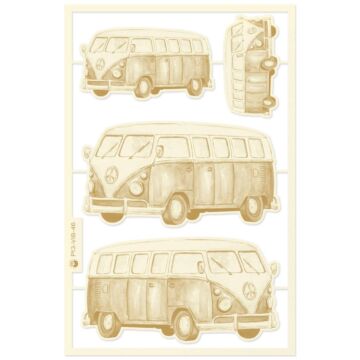 P13 - P13 Die-Cut Chipboard Embellishments 4"X6" Summer Vibes #03, 4/Pkg
