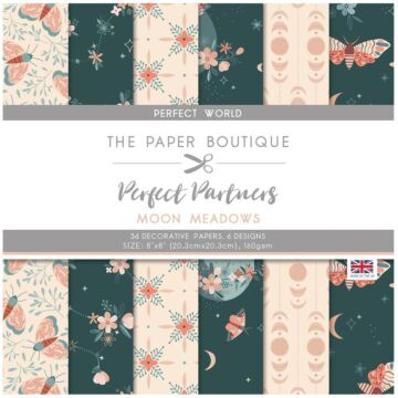 The Paper Boutique Perfect Partners Paper Pad 8"X8" 36/Pkg Moon Meadows Florals