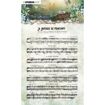 Studio Light Jenine's Mindful Art New Awakening Clear Stamp NR. 18, Sheet Music