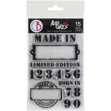 Ciao Bella Bad Girls Clear Stamps 4"X6" Limited Edition