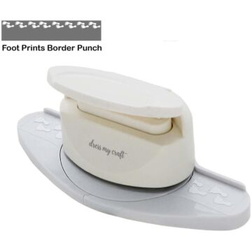 Dress My Craft Paper Punch Foot Prints Border