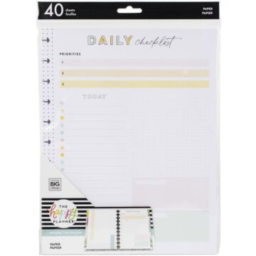 Happy Planner Big Planner Fill Paper 40/Pkg Happy Plans
