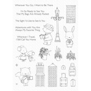 My Favorite Things Stacey Yacula Stamps 6"X8" Travel Plans