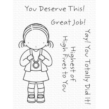 My Favorite Things Pure Innocence Stamps 3"X4" Goal Getter