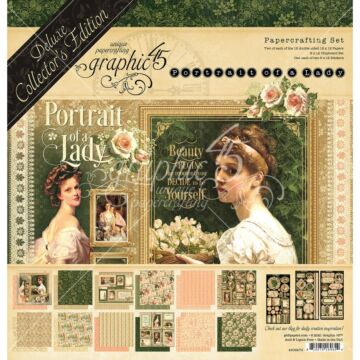 Graphic 45 Deluxe Collector's Edition Pack 12"X12" Portrait Of A Lady