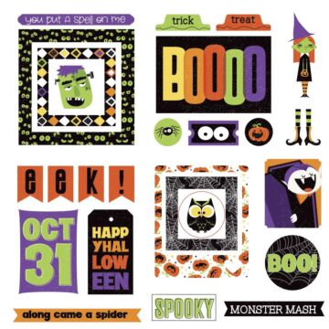 PhotoPlay Monster Mash Ephemera Cardstock Die-Cuts (Discontinued)