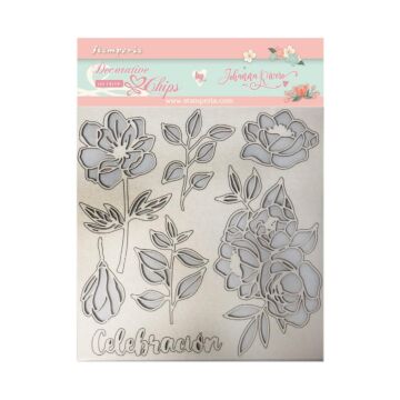 Stamperia Decorative Chips 5.5"X5.5" Celebration