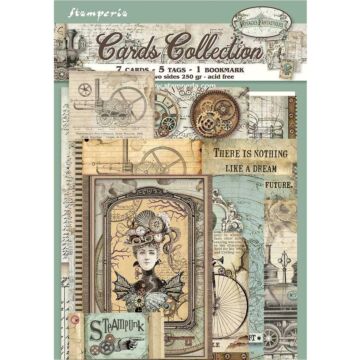 Stamperia Cards Collection Voyages Fantastiques