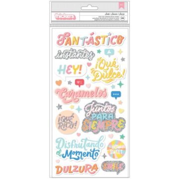 Odeb Marshall Fantastico Thickers Stickers 69/Pkg Smile Phrase