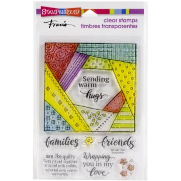 Stampendous Perfectly Clear Stamps Quilt Hugs