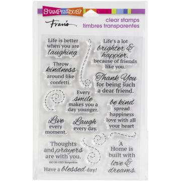 Stampendous Perfectly Clear Stamps Laugh Every Day