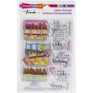 Stampendous Perfectly Clear Stamps Slim Cake