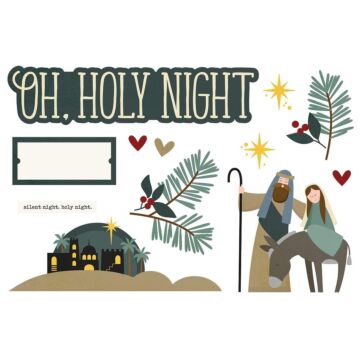 Simple Stories Simple Pages Page Pieces Oh, Holy Night