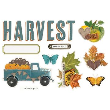 Simple Stories Simple Pages Page Pieces Harvest, Country Harvest