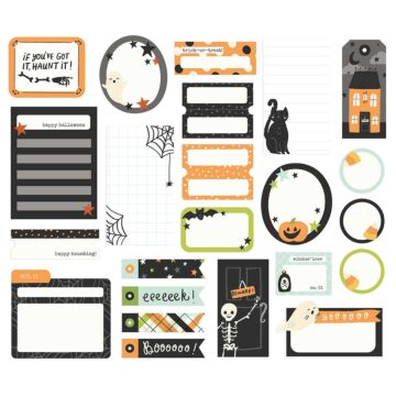 Simple Stories Spooky Nights Bits & Pieces Die-Cuts 23/Pkg Journal