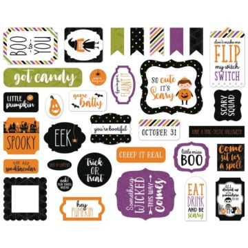 Echo Park Cardstock Ephemera 33/Pkg Icons, Halloween Magic