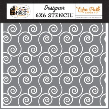Echo Park Stencil 6"X6" Spell Swirl