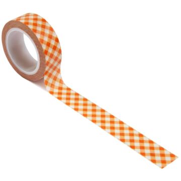 Echo Park Fall Washi Tape 30' Harvest Plaid