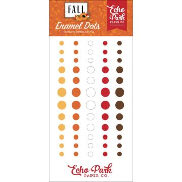 Echo Park Adhesive Enamel Dots 60/Pkg Fall