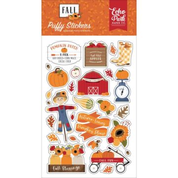 Echo Park Fall Puffy Stickers