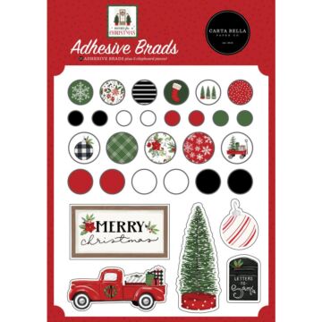 Carta Bella Decorative Brads Home For Christmas