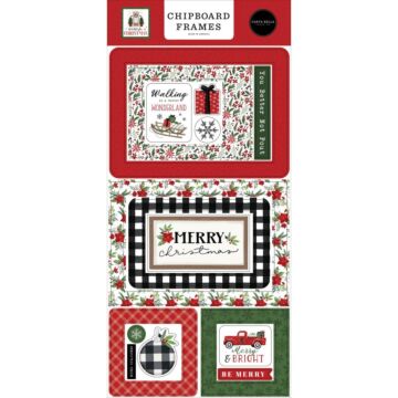 Carta Bella Home For Christmas Chipboard 6"X13" Frames