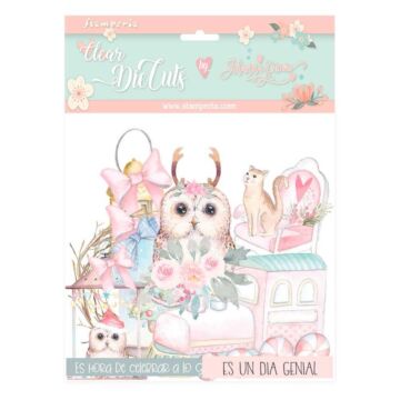 Stamperia Clear Die-Cuts Christmas Rose