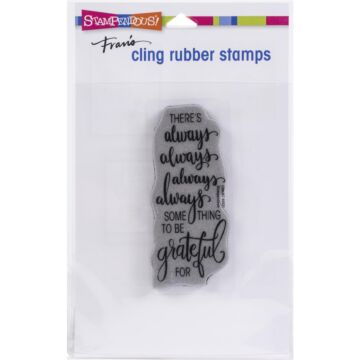 Stampendous Cling Stamp Always Grateful