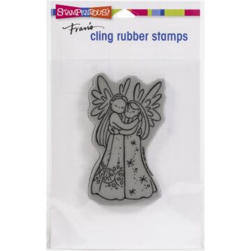 Stampendous Cling Stamp Angel Hugs