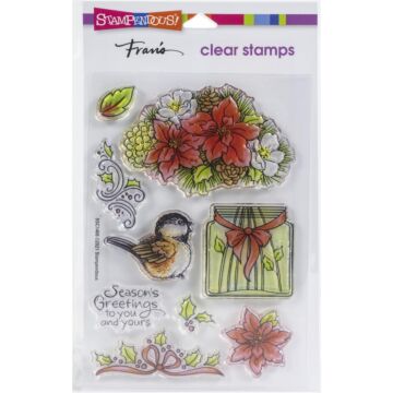 Stampendous Perfectly Clear Stamps Season Shapes