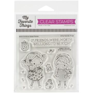 My Favorite Things Clear Stamps 4"X4" Million Dollar Friends